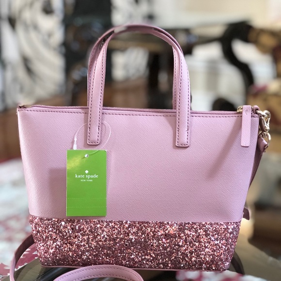 NWT Kate spade Greta court Glitter handbag - Picture 3 of 8